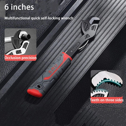 🔥Hot Sale🔥Industrial Grade Multifunctional Self-locking Pipe Wrench Tool