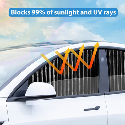 🔥 Universal Fit Magnetic Car Side Window Privacy Sunshade