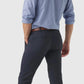 Men's Slim Elastic Ice Silk Casual Pants