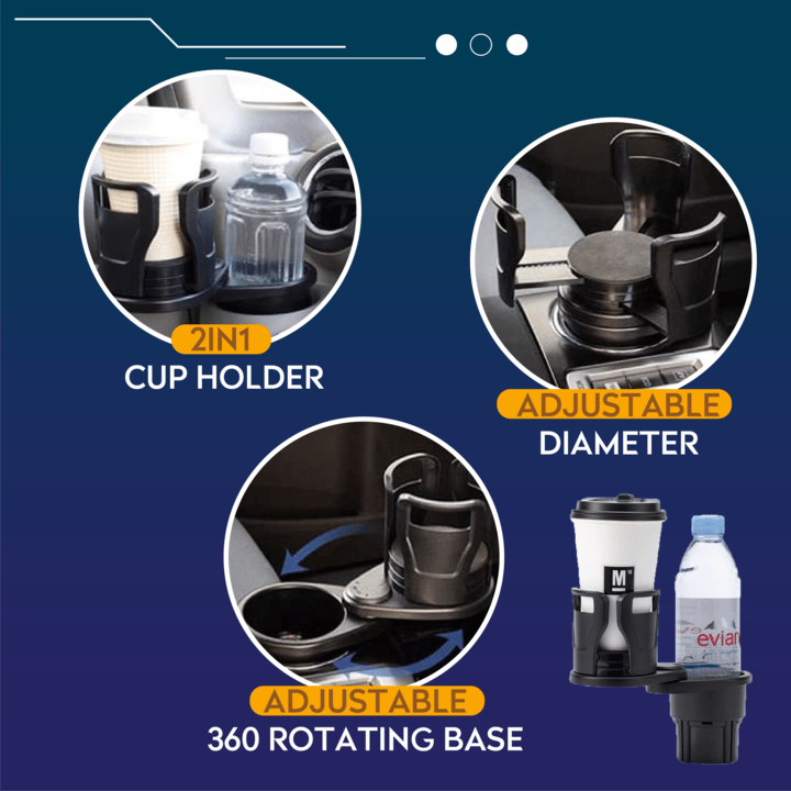 🎁Hot Sale 50% OFF⏳All Purpose Car Cup Holder And Organizer