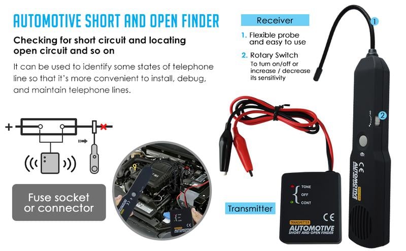 🔥Last Day Sale 49% OFF🔥Automotive Electrical Open & Short Finder Circuit Tester