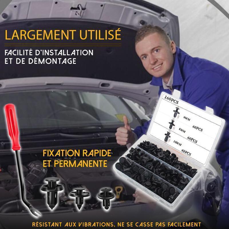 🔥Buy 1 Set Get 160 Pcs🔥Car Body Plastic Rivets Fastening Kit