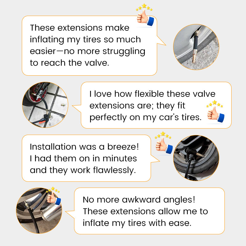 ✨Hot sale 40% Off✨Universal Flexible Tire Valve Extension