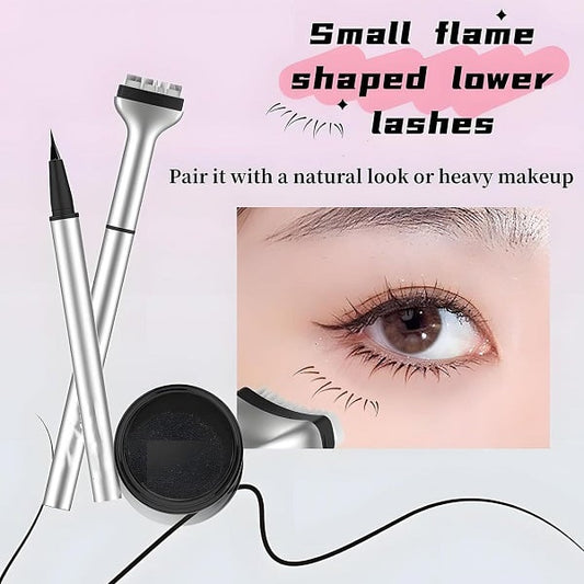 🔥Black Friday sale ends soon🔥2-in-1 Eyeliner & Lower Eyelash Stamp Set