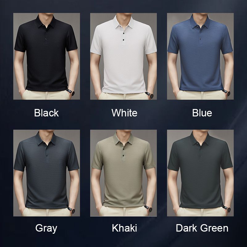 Men's Quick Dry Breathable Silk Shirt