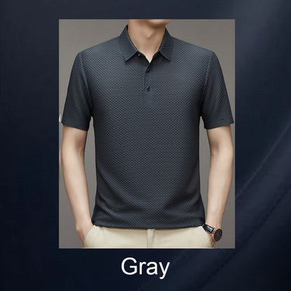 Men's Quick Dry Breathable Silk Shirt