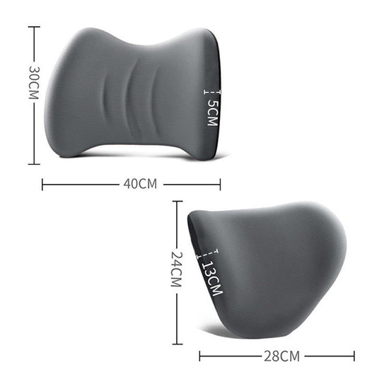 🔥Hot sale✨ Ergonomic Car Seat Headrest & Lumbar Cushion