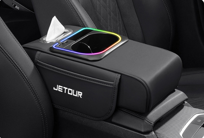 🔥2025 HOT SALE --50% OFF🔥Armrest Storage Box with LED Ambient Lighting