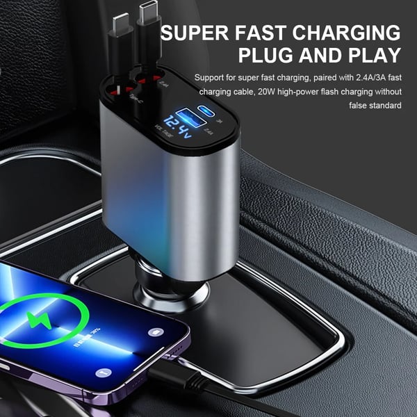 🔥2025 New Arrival🔥 Retractable Car Fast Charger