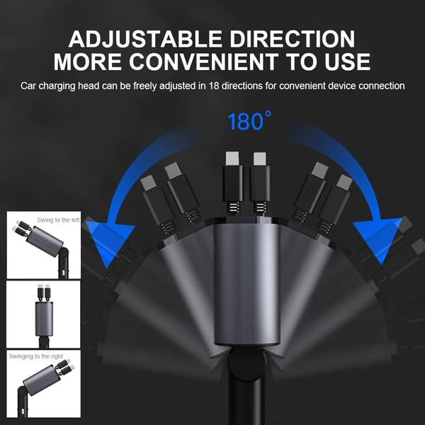 🔥2025 New Arrival🔥 Retractable Car Fast Charger