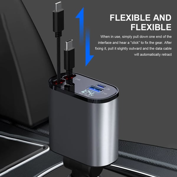 🔥2025 New Arrival🔥 Retractable Car Fast Charger