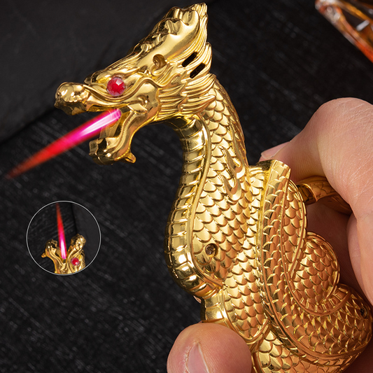 🔥New Hot Selling❤️‍🔥 New Carved Dragon Shape Metal Lighter