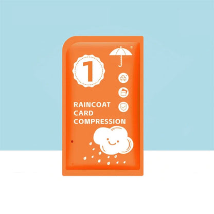 Afraid of sudden rain? Check out our portable compact disposable waterproof raincoat with hood!