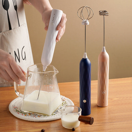 Kitchen Handheld Power Milk Frother with Three Speed Adjustments