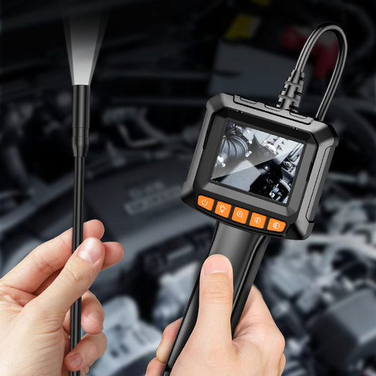 Portable HD Industrial Borescope (2.4-inch LCD screen, IP67 waterproof)