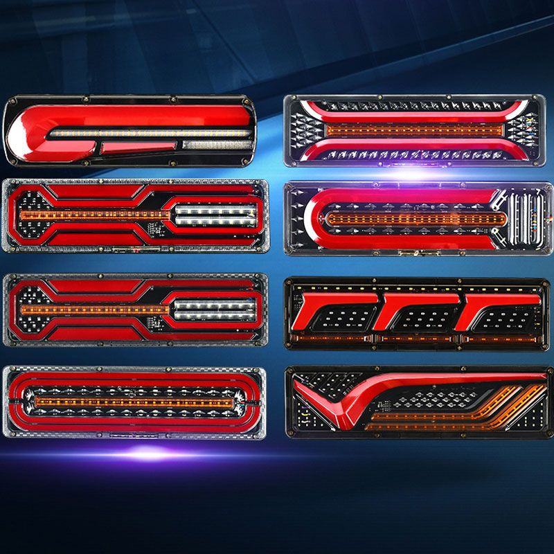 2 Pcs Bright LED Guide Tail Lights for Trucks🥰💡