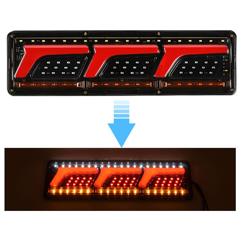 2 Pcs Bright LED Guide Tail Lights for Trucks🥰💡
