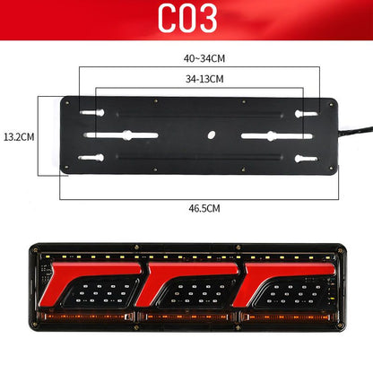 2 Pcs Bright LED Guide Tail Lights for Trucks🥰💡