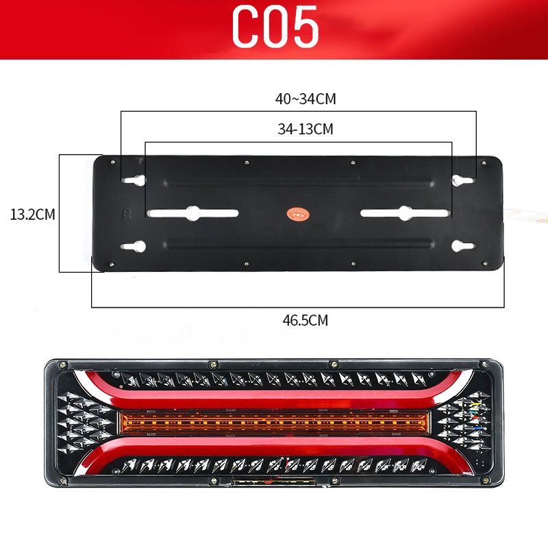 2 Pcs Bright LED Guide Tail Lights for Trucks🥰💡
