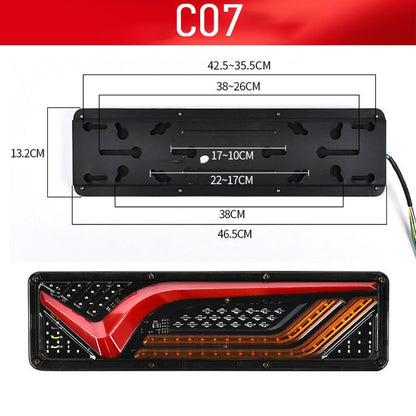 2 Pcs Bright LED Guide Tail Lights for Trucks🥰💡