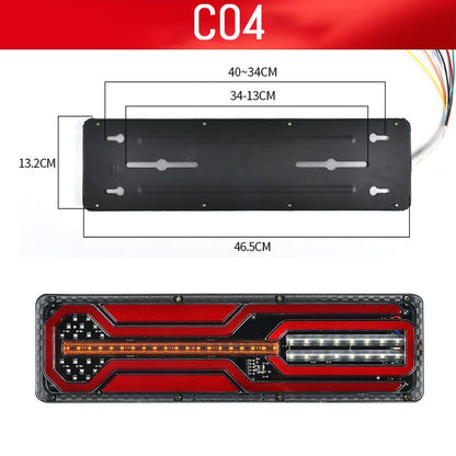 2 Pcs Bright LED Guide Tail Lights for Trucks🥰💡