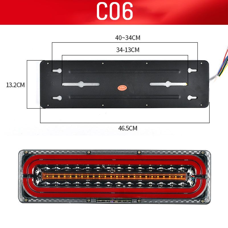 2 Pcs Bright LED Guide Tail Lights for Trucks🥰💡