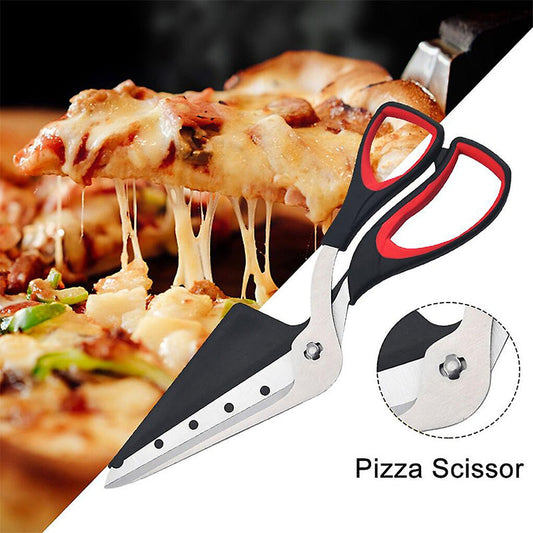 Multifunctional Detachable Pizza Scissors with Soft Handle