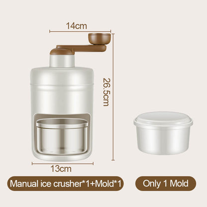 Manual ice crusher set