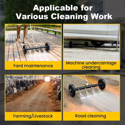 🔥2025 Hot Sale 🔥Undercarriage Pressure Cleaner Water Broom Dual Purpose Road Undercarriage Cleaner Dual Function Car Chassis Cleaning Brush
