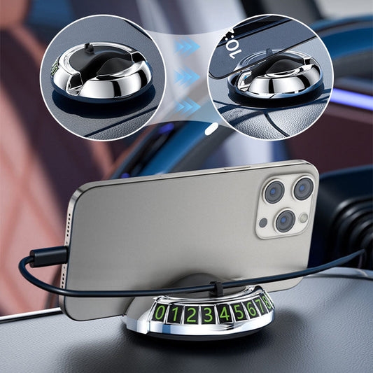💥2025's hottest product! 360° rotating car phone holder + parking sign! ✨