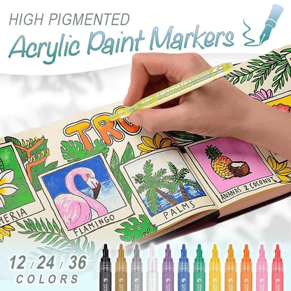 High Pigmented Acrylic Paint Markers