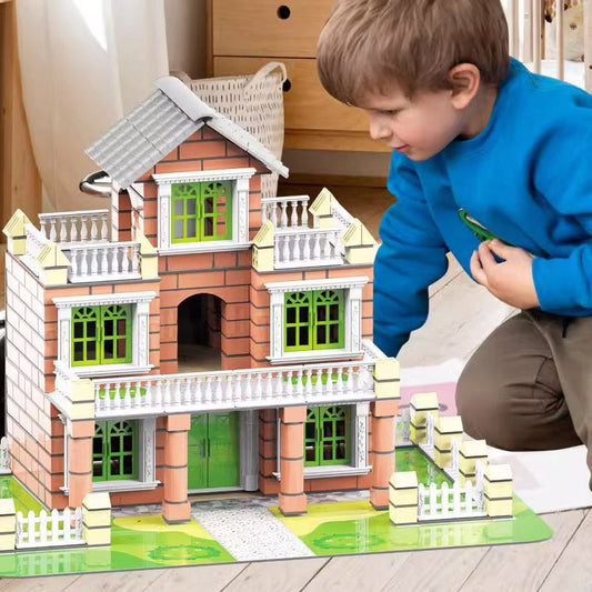 214 PCS DIY Simulation Building Toy Set for Kids