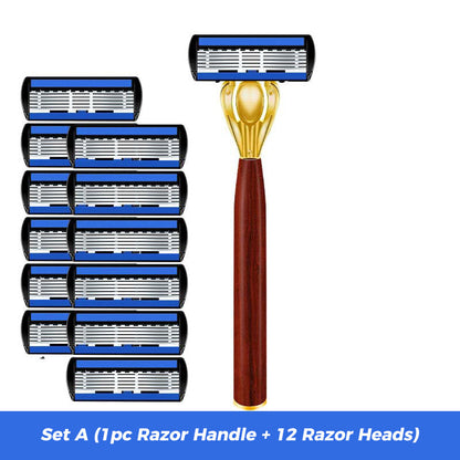 Advanced Manual Shaving Razor Blade Set