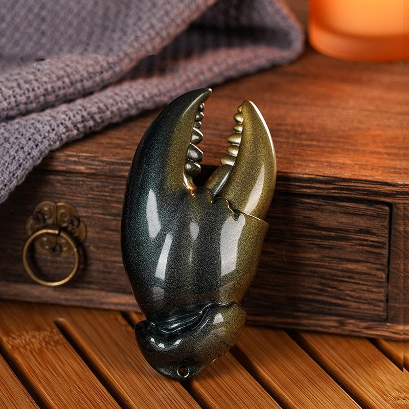 🔥New Hot Selling❤️‍🔥 High Jet Green Flame Crab Pincer Lighter