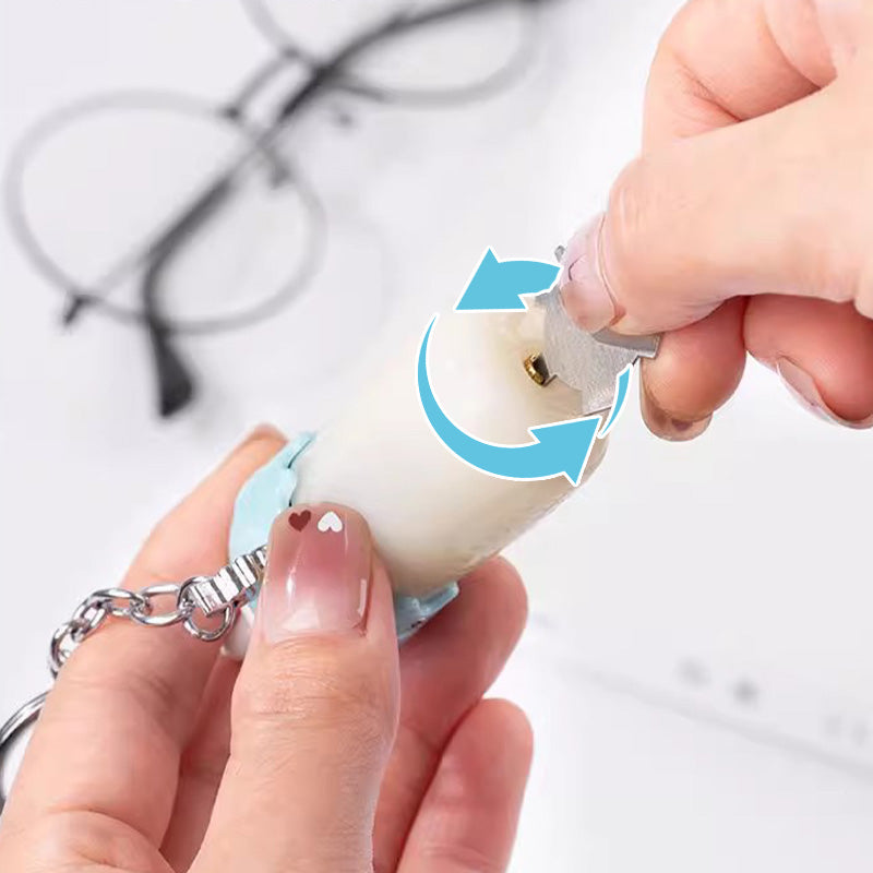 🔥New Hot Selling❤️‍🔥 Adorable Refillable Lighter with Keychain