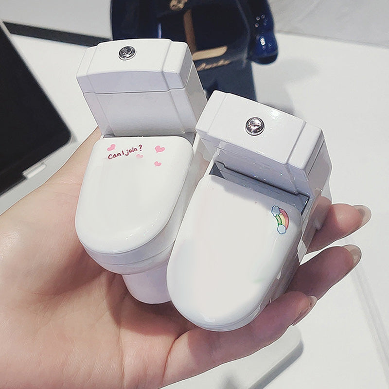 🔥New Hot Selling❤️‍🔥 3-in-1 Multifunctional Cute Cartoon Toilet Lighter