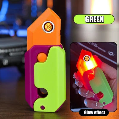 🔥New Hot Selling❤️‍🔥 Radish luminous windproof lighter