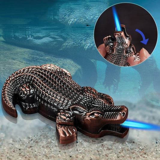 🔥New Hot Selling❤️‍🔥 Metal Creative Crocodile Shaped Lighter