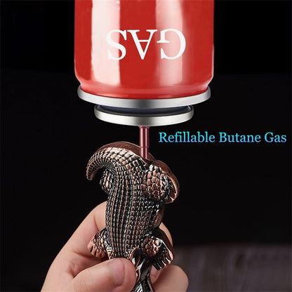 🔥New Hot Selling❤️‍🔥 Metal Creative Crocodile Shaped Lighter