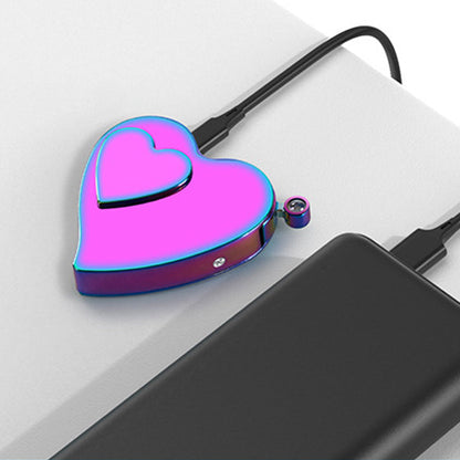 🔥New Hot Selling❤️‍🔥 Creative Heart Shaped Gas & Electric Lighter