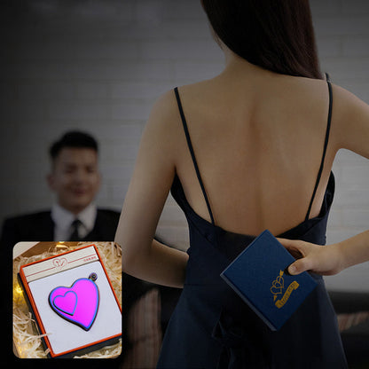 🔥New Hot Selling❤️‍🔥 Creative Heart Shaped Gas & Electric Lighter