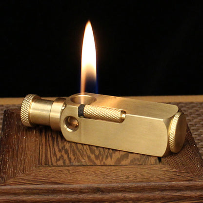 🔥New Hot Selling❤️‍🔥 Brass Retro Antique-Style Carved Kerosene Lighter