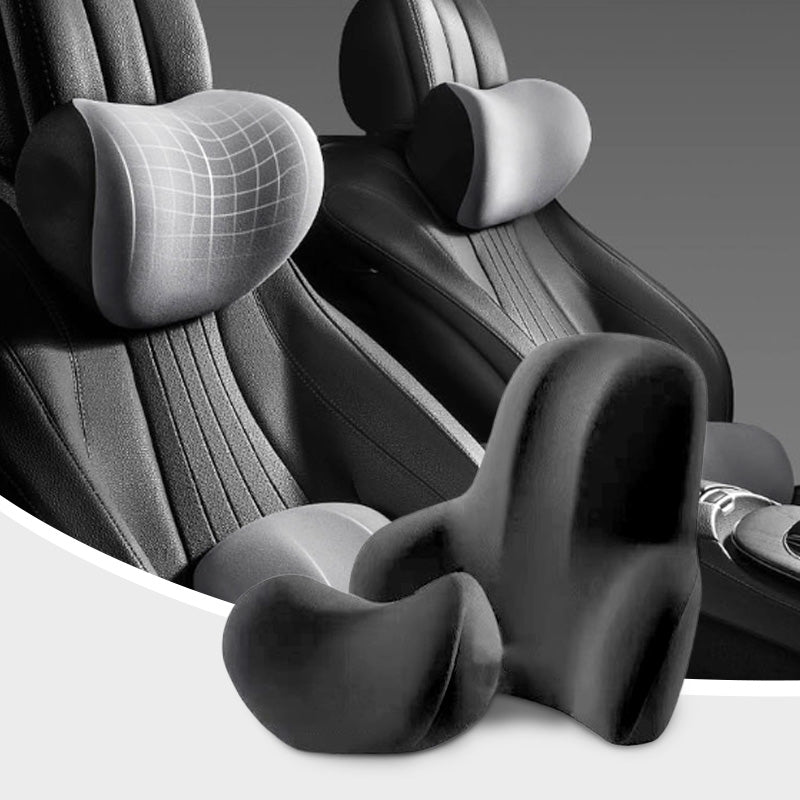 🔥2025 New Release🔥Memory Foam Headrest & Lumbar Support for Car Seat