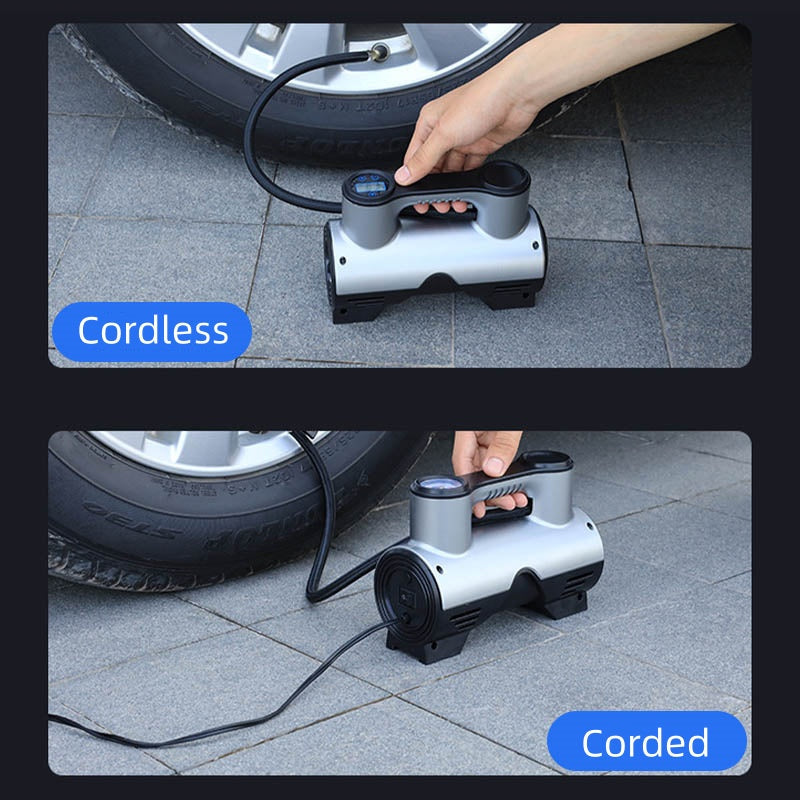 Portable Cordless Car Tire Inflator with Digital Display