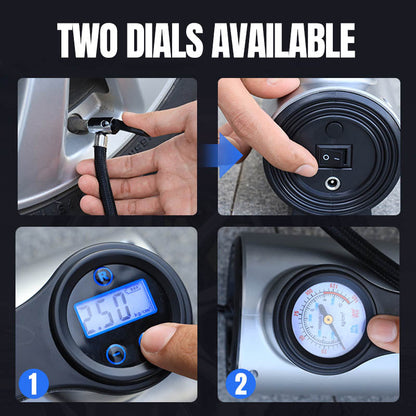 Portable Cordless Car Tire Inflator with Digital Display