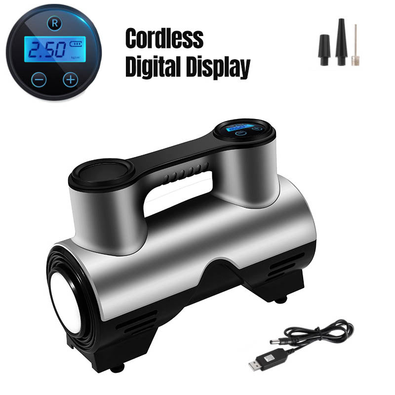 Portable Cordless Car Tire Inflator with Digital Display