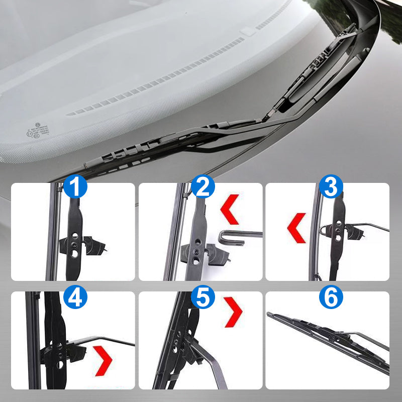 🔥2025 New Arrival🔥 Universal Hook Interface Windshield Wiper