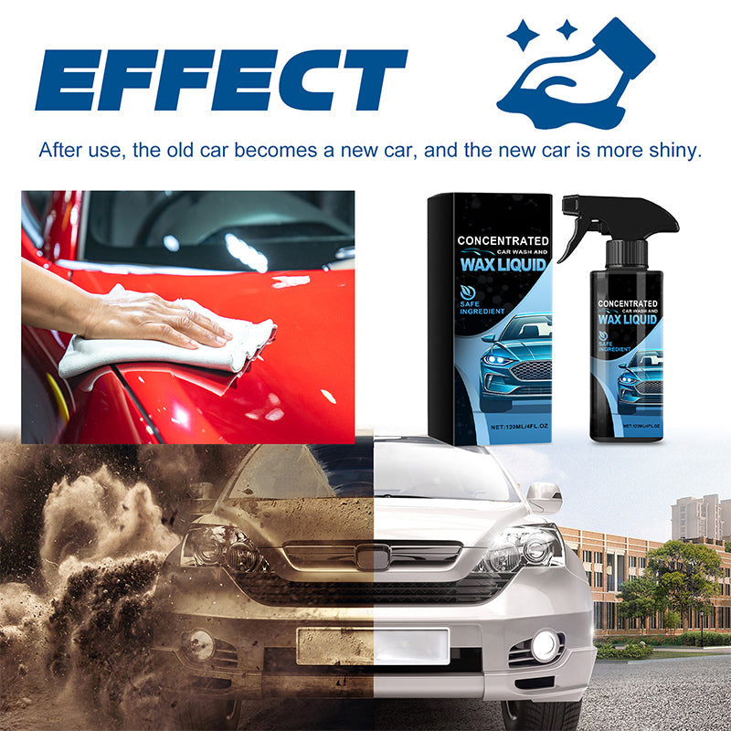 🔥2025 New Arrival🔥 Gentle Effective Car Cleaning Spray with Sponge & Cloth