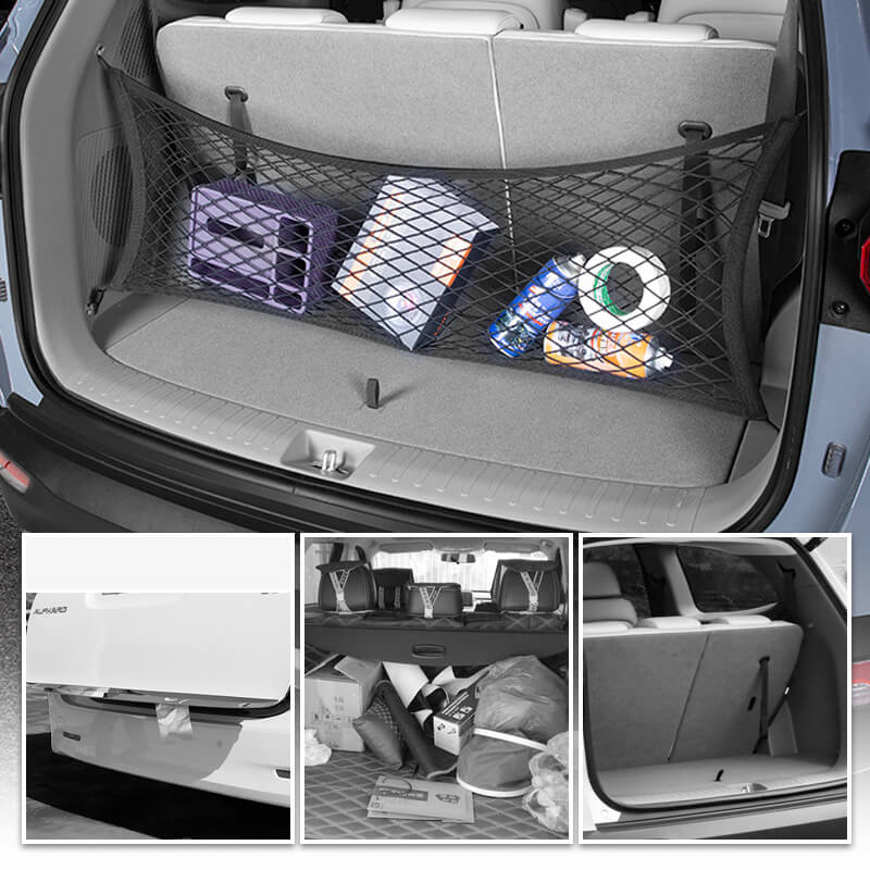 Universal car trunk tailgate net cover bag