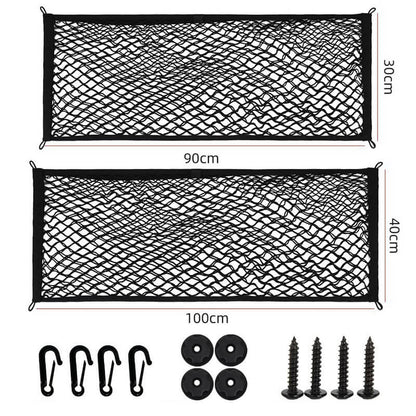 Universal car trunk tailgate net cover bag